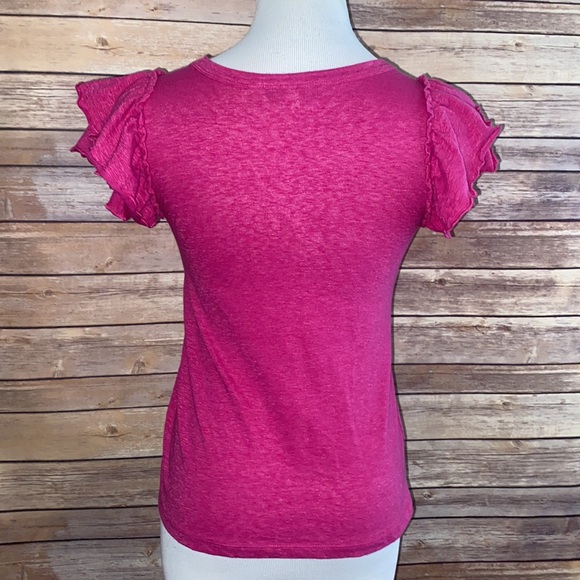 🎈Sale🎈Loft Ruffle Detailed Sleeve Top - Picture 5 of 6